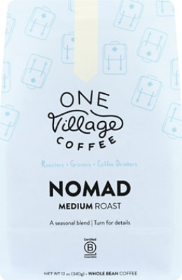 One Village Coffee Whole Bean Nomad - 12 OZ - Image 2