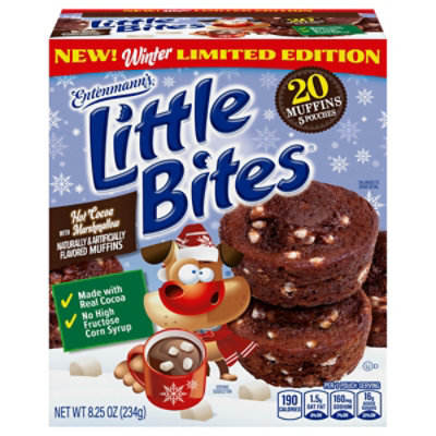 Entenmanns Little Bites Hot Cocoa With Marshmallow Mini Muffins - 8.25 OZ - Image 3