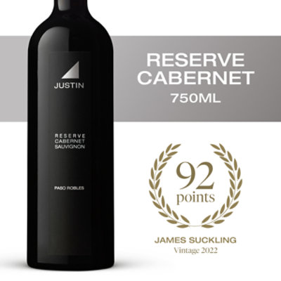 Justin Cabernet Sauvignon Reserve Wine - 750 Ml - Image 3