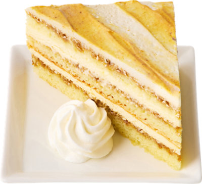 Cakerie Pumpkin Triangle Cake Slice - EA - Image 1
