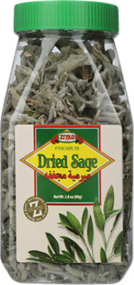 Ziyad Premium Dried Sage 2.8oz Plastic Jar - EA - Image 1