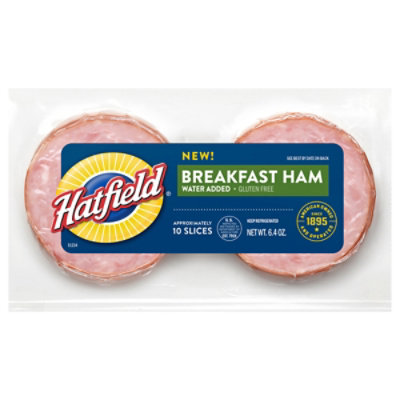 Hatfield Breakfast Ham Slices, 10 Count, 6.4 Oz - 6.4 OZ - Image 3