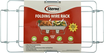 Sterno Folding Buffet Rack - EA - Image 2