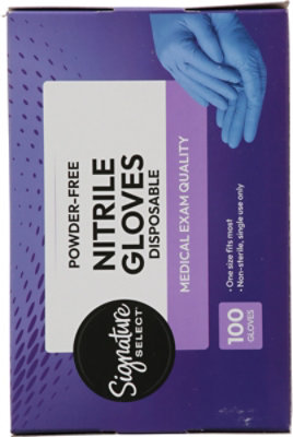 Signature Select Nitrile Powder Free Gloves 100 Ct - 100 CT - Image 3