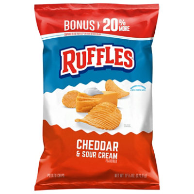 Ruffles Cheddar Sour Cream 9.625oz - 9.625 OZ - Image 3