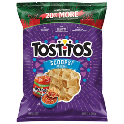 Tostitos Scoops Bonus Size 12oz - 12 OZ - Image 1