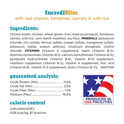 Purina Beneful Incredibites With Real Chicken, Tomatoes, Carrots & Wild Rice 3 Oz - 3 OZ - Image 3