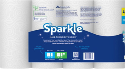 Sparkle Pick-a-size Paper Towels 4 Double Rolls - 4 RL - Image 4