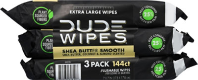 Dude Wipes Shea Butter 48ct 3-pack - 3-48 CT - Image 4