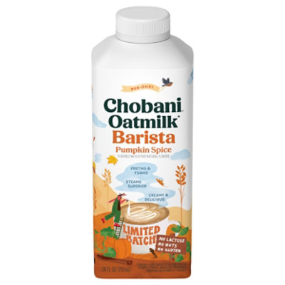 Chobani Oatmilk Barista Limited Batch Pumpkin Spice 24 Fl Oz - 24 FZ - Image 3