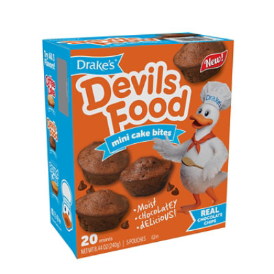 Drake's Mini Cake Bites Devils Food Carton 8.44 Oz - 8.44 OZ - Image 1