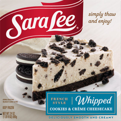 Sara Lee Cookies N Cream Cheesecake 24oz - 24 OZ - Image 1