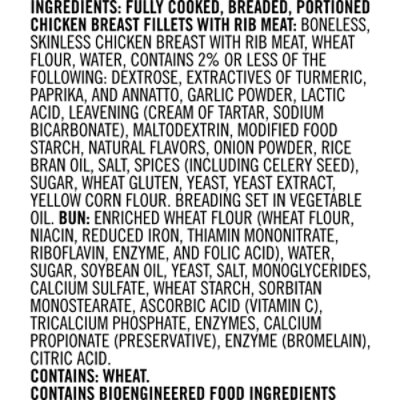 Tyson Frozen Original Chicken Breast Sandwich - 4 Count - 24 Oz - Image 4