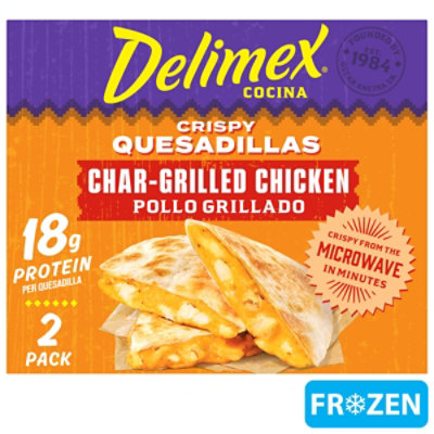 Delimex Char-Grilled Chicken Crispy Quesadillas - 8 Oz - Image 1