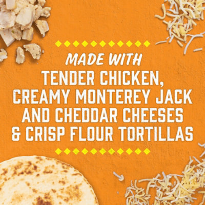 Delimex Char-Grilled Chicken Crispy Quesadillas - 8 Oz - Image 2