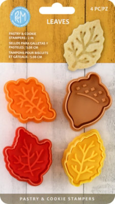 R&m Tg Leaves Cookie Stampers - 4 CT - Image 2