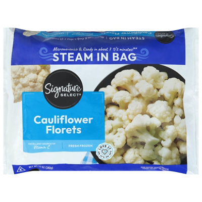 Signature SELECT Cauliflower Florets Steam Bag 12 Oz - 12 Oz