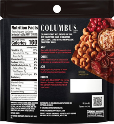 Columbus Hot Honey Cashews - 4 OZ - Image 5