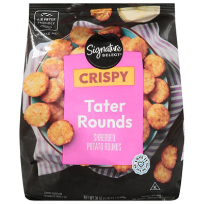 Signature Select Tater Rounds Shreded Potato Crispy 30 Oz - 30 OZ