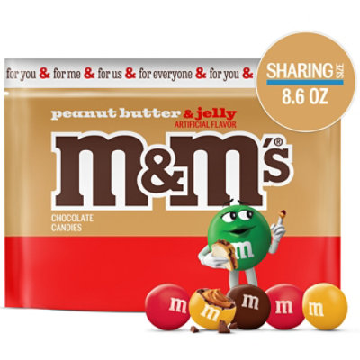 M&m's Peanut Butter And Jelly Stand Up Pouch - 8.6 Oz - Image 1