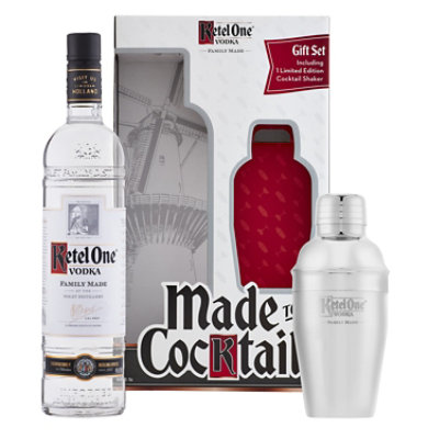 Ketel One 750ml With Cocktail Shaker - 750 ML - Image 1