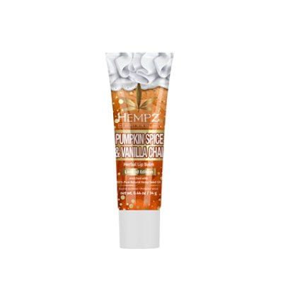 Limited Edition Pumpkin Spice & Vanilla Chai Herbal Lip Balm .44 Oz - EA - Image 1