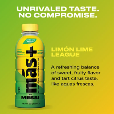 Mas+ by Messi Limon Lime League Bottle - 16.9 Fl. Oz. - Image 2