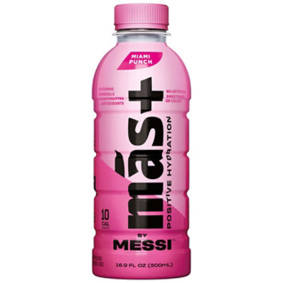 Mas+ by Messi Miami Punch Bottle - 16.9 Fl. Oz. - Image 1