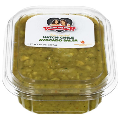 Amor Salsita Hatch Chile Avocado Salsa 14oz - 14 OZ - Image 3