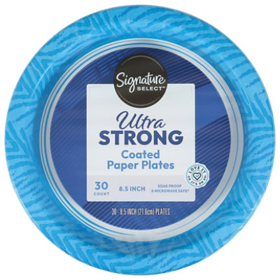 Signature Select Plate Paper Ultra Strong 8.5 Inch 30 Ct - 30 CT - Image 2