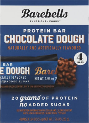 Barebells Chocolate Dough Protein Bar 55g - 4-1.94 OZ - Image 6