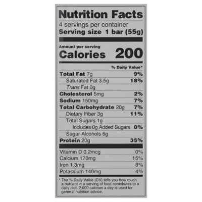 Barebells Chocolate Dough Protein Bar 55g - 4-1.94 OZ - Image 4