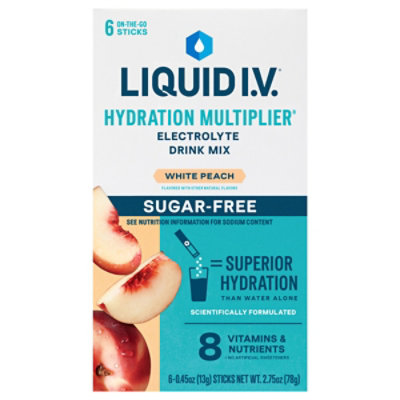 Liquid I.v. 6ct Sugar Free White Peach - 6 CT - Image 3