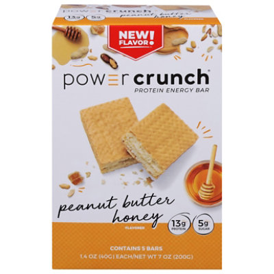 Power Crunch Original Peanut Butter Honey 5ct 7oz - 5-1.4 OZ - Image 3