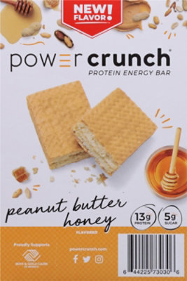 Power Crunch Original Peanut Butter Honey 5ct 7oz - 5-1.4 OZ - Image 6