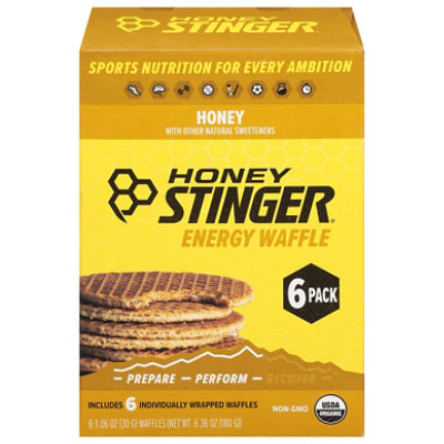 Honey Stinger Waffles Honey 6-1.06oz - 6-1.06 OZ - Image 3