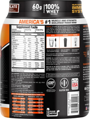 Body Fortress Chocolate Protein Powder - 1.78 LB - Image 5