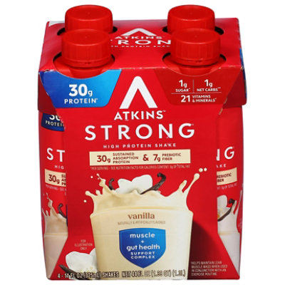 Atkins Ready To Drink Shakes Strong Vanilla - 4-11 Fl. Oz. - Image 3