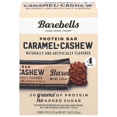 Barebells Caramel Cashew Bar - 4-1.94 OZ - Image 3