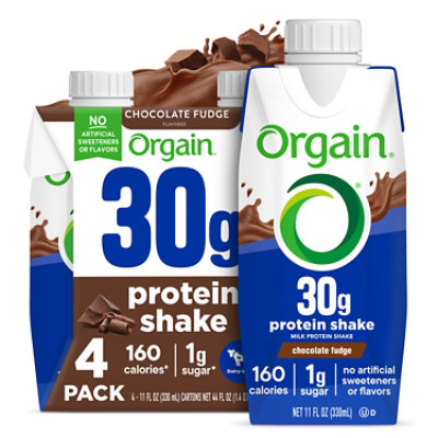 Orgain 30g Protein Chocolate 4-11fz - 4-11 FZ - Image 2