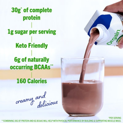 Orgain 30g Protein Chocolate 4-11fz - 4-11 FZ - Image 5