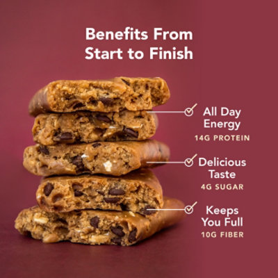 Aloha Plant Based Protein Bar Oatmeal Chocolate Chip 1.98oz - 1.98 OZ - Image 5