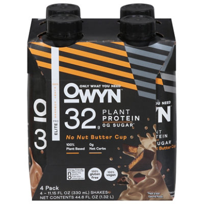 Owyn Elite 32g No Nut Butter Cup- Tetra 4 Pack - 44.6 FZ - Image 3