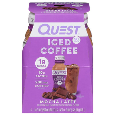 Quest Iced Coffee Mocha Latte 4-10fz - 4-10 FZ - Image 3