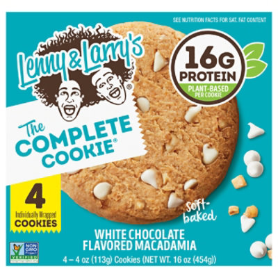 Lenny & Larrys White Chocolate Macadamia - 4 CT - Image 3