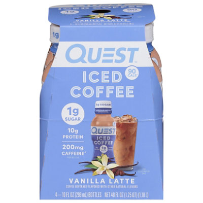 Quest Iced Coffee Vanilla Latte 4-10fz - 4-10 FZ - Image 3