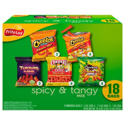 Frito Lay Spicy & Tangy Variety Pack - 18 Count