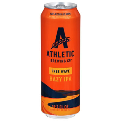 Athletic Free Wave Non-alcoholic Hazy Ipa 19.2fz Single  In Cans - 19.2 FZ - Image 2