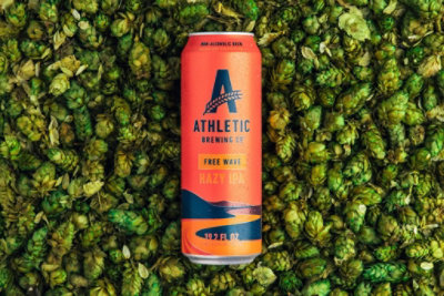 Athletic Free Wave Non-alcoholic Hazy Ipa 19.2fz Single  In Cans - 19.2 FZ - Image 5