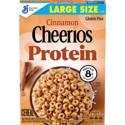Cheerios Protein Cinnamon Large Size Breakfast Cereal - 11.2 Oz - Image 2
